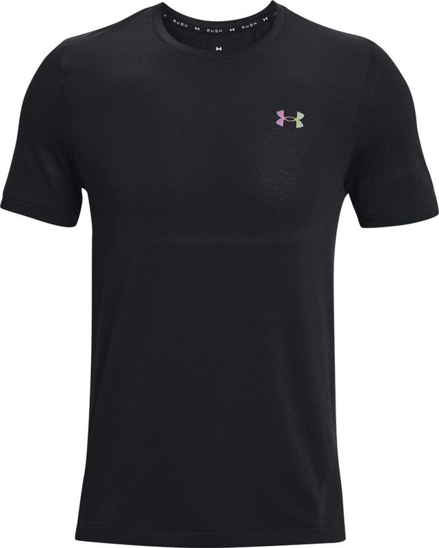 Under Armour - Rush Seamless Legacy - Thermobroek - Zwart - Katoen