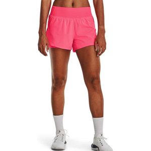 Under Armour Flex Woven 2-in-1 Korte Broek Roze Vrouw