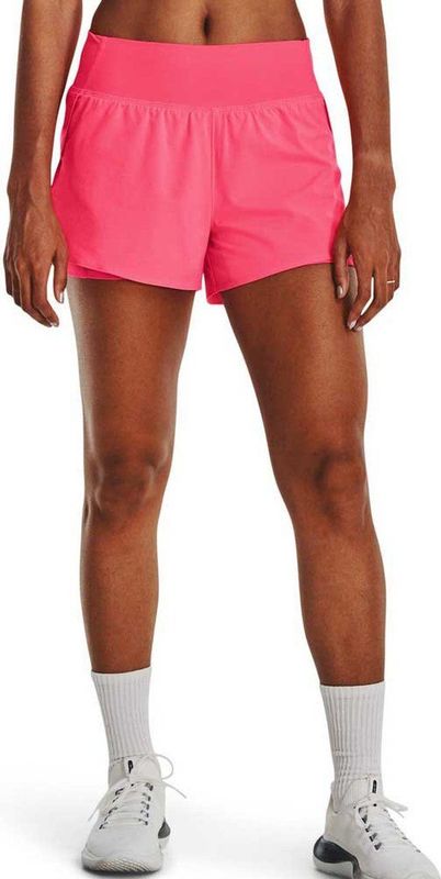 Under Armour Flex Woven 2-in-1 Korte Broek Roze Vrouw