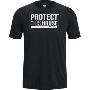 Under Armour T-Shirt UA Protect This House Short Sleeve Black (US LG)
