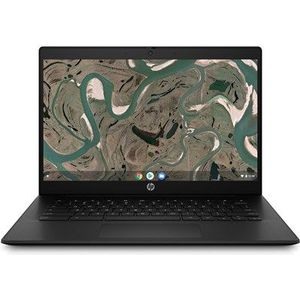 HP Chromebook 14 G7 35,6 cm (14") Full HD Intel® Celeron® N5100 8 GB LPDDR4x-SDRAM 64 GB eMMC Wi-Fi 6 (802.11ax) ChromeOS Zwart