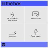 HP Thunderbolt Dock 120W G4 Bedraad Thunderbolt 4 Zwart
