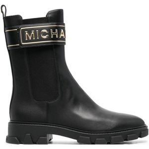 Michael Kors, Schoenen, Dames, Zwart, 36 EU, Enkellaarsjes