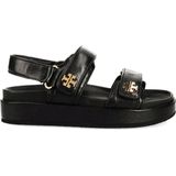 Tory Burch - Kira Sport Sandal - Sandalen - Zwart - Leer