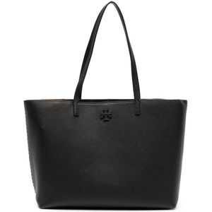 Tory Burch, ‘Mc Graw’ shopper tas Zwart, Dames, Maat:ONE Size