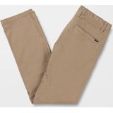 Volcom Frickin Modern Fit Stretch chinobroek voor heren, Kaki 1, 29W / 32L