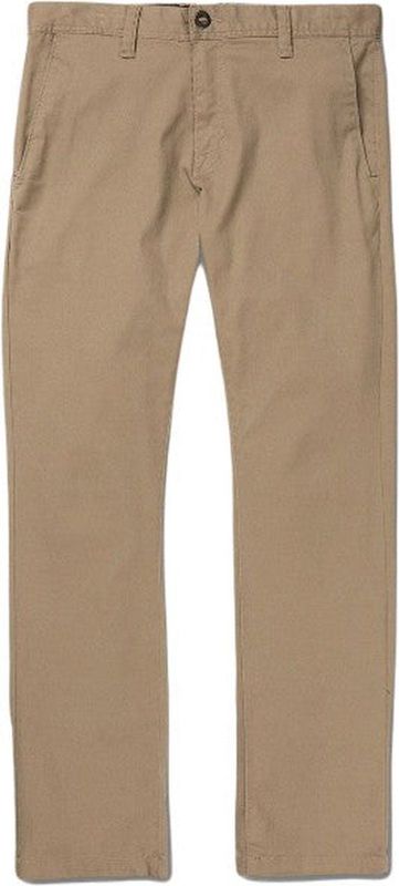 Volcom Frickin moderne stretchbroek voor heren, Khaki 1, 30W / 30L