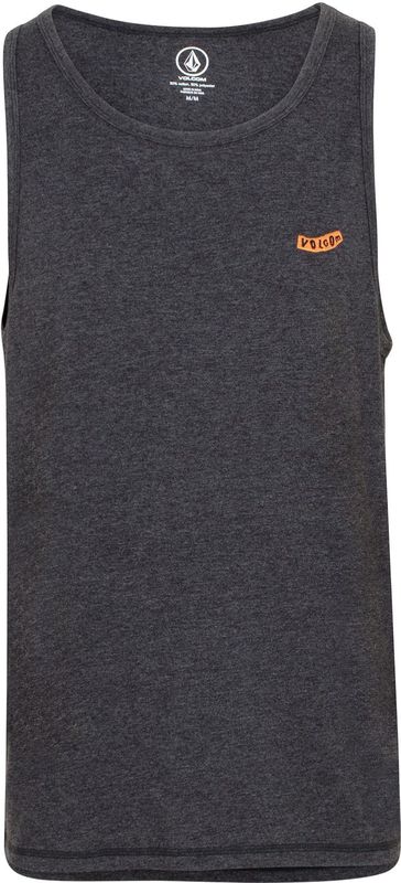Volcom - Pistol Stone Heather Tanktop - Grijs - 50% Katoen, 50% Polyester
