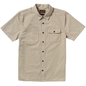 Volcom - Blouses - Trade Stone SS Shirt Light Khaki voor Heren van Katoen - Maat L - Beige