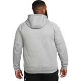 Nike Therma Therma-FIT fitnesstop met rits over de hele lengte voor heren - Grijs