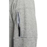 Nike Therma Therma-FIT fitnesstop met rits over de hele lengte voor heren - Grijs