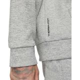 Nike Therma Therma-FIT fitnesstop met rits over de hele lengte voor heren - Grijs