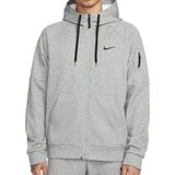 Nike Men Therma Fit Fullzip Hoodie DK Grey