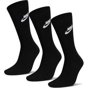 Nike Sportswear Everyday Essential 3 Paar Sportsokken Zwart
