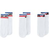Nike Sokken X3 Quarter Multi Logo - Kinderen  Blanc  Unisex