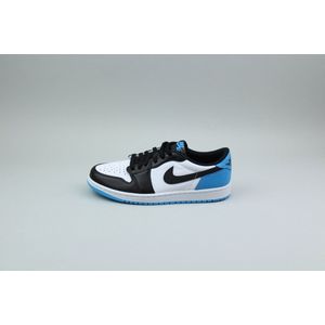 Nike - Air Jordan 1 Low - Sneakers - Zwart - Dark Powder Blue