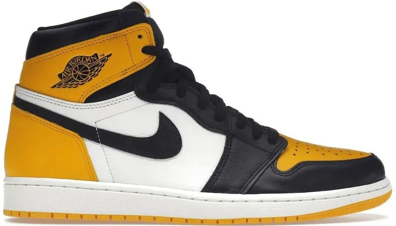 Nike - Air Jordan 1 Retro High OG - Sneakers - Taxi Yellow - Leer
