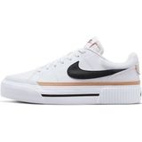 Nike - Court Legacy Lift - Damestrainers - Wit - Sleehak - Rubberen Buitensole
