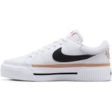 Nike - Court Legacy Lift - Damestrainers - Wit - Sleehak - Rubberen Buitensole