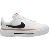 Nike - Court Legacy Lift - Damestrainers - Wit - Sleehak - Rubberen Buitensole
