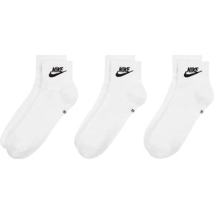 Nike Sokken - Wit met Zwart - Everyday Essential