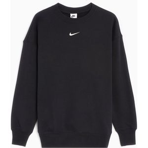 NIKE W NSW PHNX FLC OS CREW Dames Sporttrui - Zwart