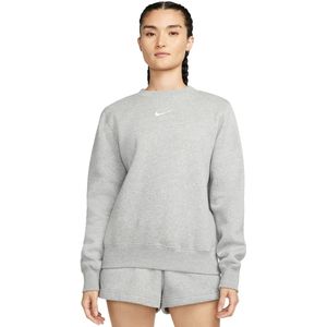 Nike - Phoenix Fleece - Sweater - Grijs - Katoen/Polyester