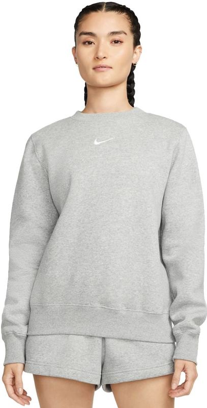Nike - Phoenix Fleece - Sweater - Grijs - Katoen/Polyester