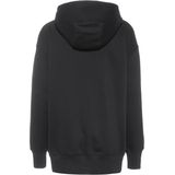 Nike Phoenix Fleece Oversized fleecehoodie met rits over de hele lengte voor dames - Zwart