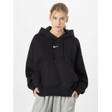 Nike phoenix fleece pullover hoodie in de kleur zwart.