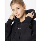 Nike phoenix fleece pullover hoodie in de kleur zwart.