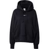 Nike phoenix fleece pullover hoodie in de kleur zwart.