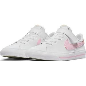 Nike Court Legacy, Sneaker, wit/roze schuim-sesame-Honeydew, 31,5 EU, wit roze schuim sesame Honeydew
