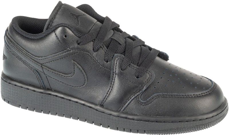 Air Jordan 1 Low GS, voor een jongen, Zwart, Sneakers