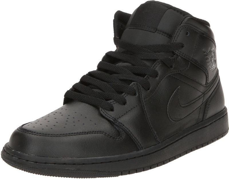 Air Jordan 1 Mid (Triple Black)