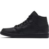 Nike Jordan Air 1 Mid 554724-050 Hoge sneakers voor heren, zwart, 42.5 EU