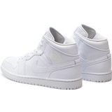 Air Jordan - 1 Mid - Sneakers - Wit - Leer