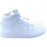 Air Jordan - 1 Mid - Sneakers - Wit - Leer