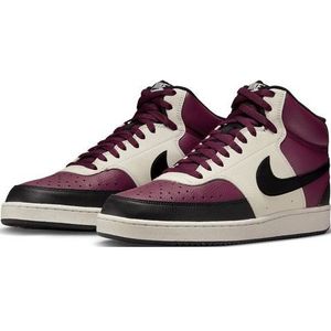 Nike Court Vision Mid Next Nature - Paars/Zwart/Wit - Maat 46 - Heren