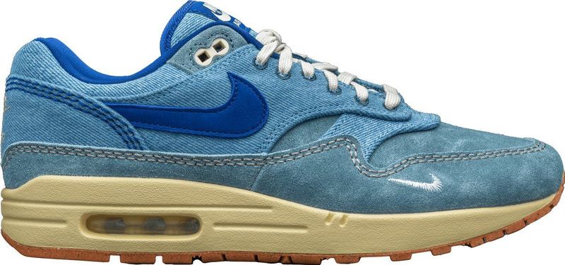 Nike - Air Max 1 PRM - Sneakers - Dirty Denim - Denim en Leer