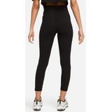 Nike DV7789-010 W NSW NK CLSC HR 7/8 Tight LBR Leggings Dames Black/Sail Maat XS, zwart/Sail, XS