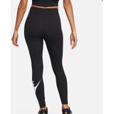 Nike - Sportswear Classics - Legging - Zwart - Katoen - Hoge Taille