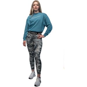 Nike Pro Dri-fit Sportlegging Dames Capri Zwart Dessin Xs/34