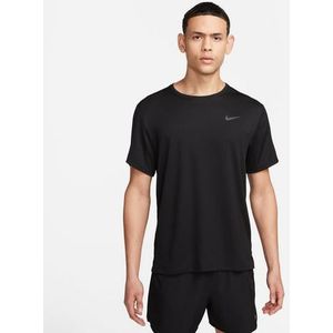 Nike Dri-FIT UV Miler Hardloopshirt (Heren |zwart)