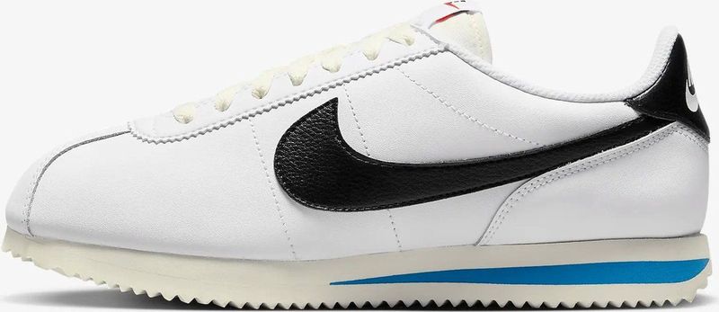 Nike Cortez (Gs) Fitnessschoenen voor dames, Veelkleurig (Wit Zwart Lt Photo Voile