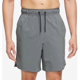 Nike Unlimited multifunctionele niet-gevoerde herenshorts met Dri-FIT (18 cm) - Grijs