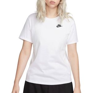 Nike - Sportswear Club Essentials T-Shirt Damen weiß
