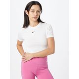 Nike - Essentiële Slim-fit Crop Tee - T-shirt - Wit