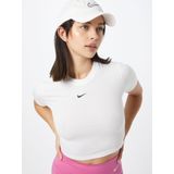 Nike - Essentiële Slim-fit Crop Tee - T-shirt - Wit