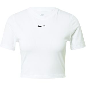 Nike - Essentiële Slim-fit Crop Tee - T-shirt - Wit